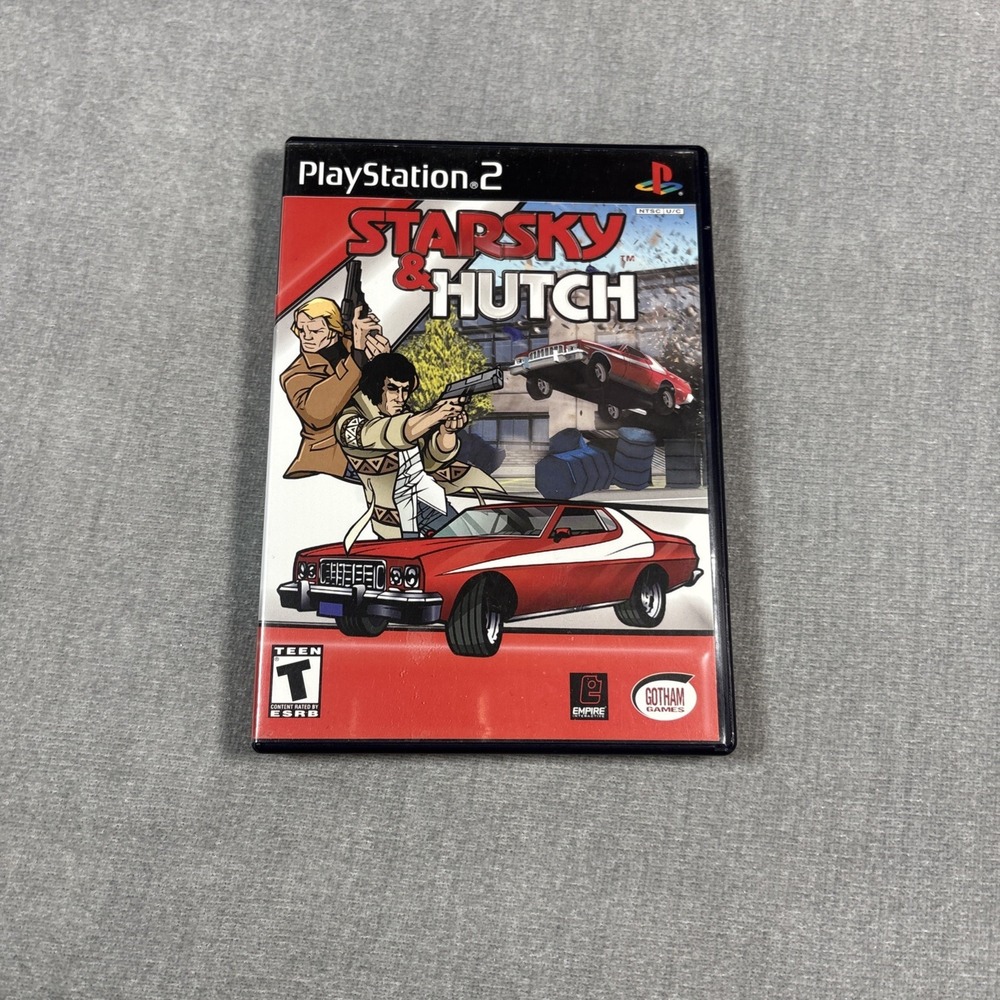 Starsky & Hutch Sony PlayStation 2 PS2 2003 Gotham Games Complete CIB NTSC